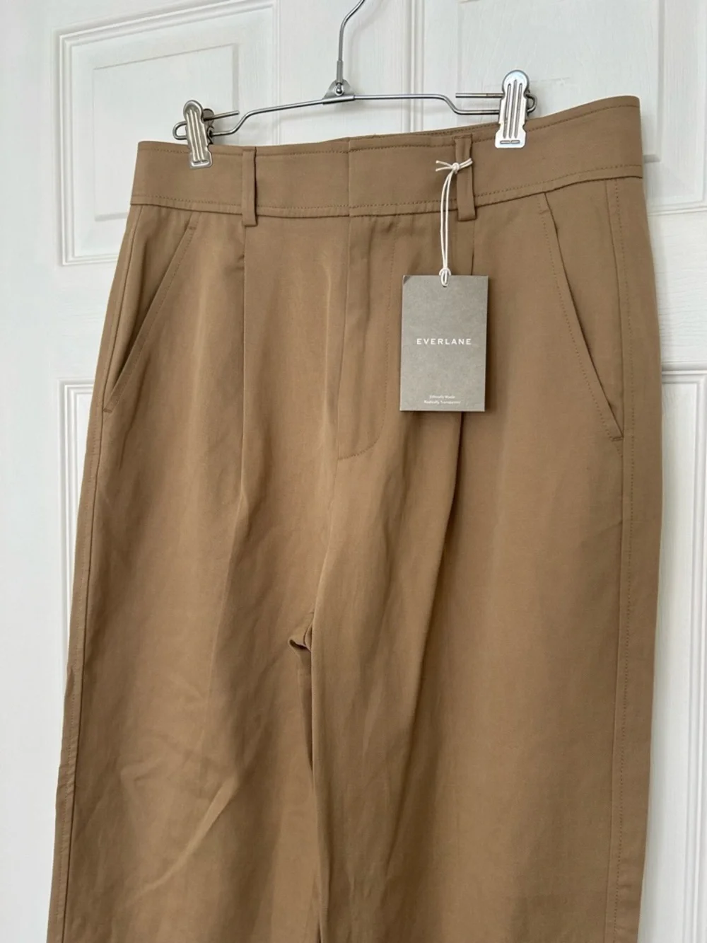 Everlane The Tencel Way-High Taper Pant - Picture 3 of 11